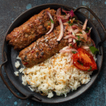 KEBAB WITH RICE