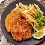 CHICKEN BREAST WITH FRENCH FRIES